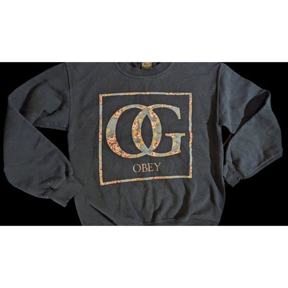 Obey OG Floral Crewneck Sweater - Picture 6 of 7